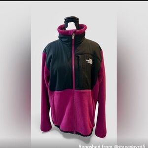 The North Face Raspberry and Black Women's Jacket